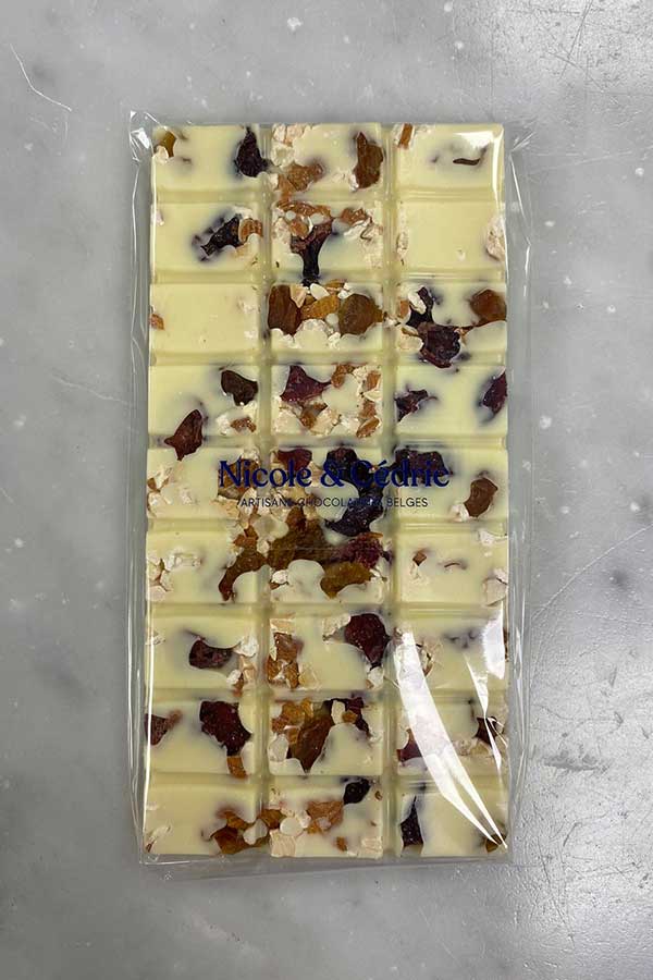 Tableta Blanca Frutos Secos